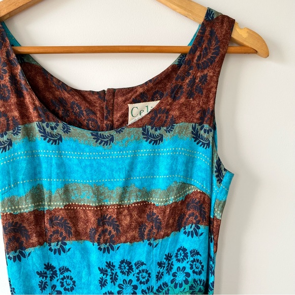 Vintage Celia Ryan Maxi Dress Size 8 - Picture 2 of 10